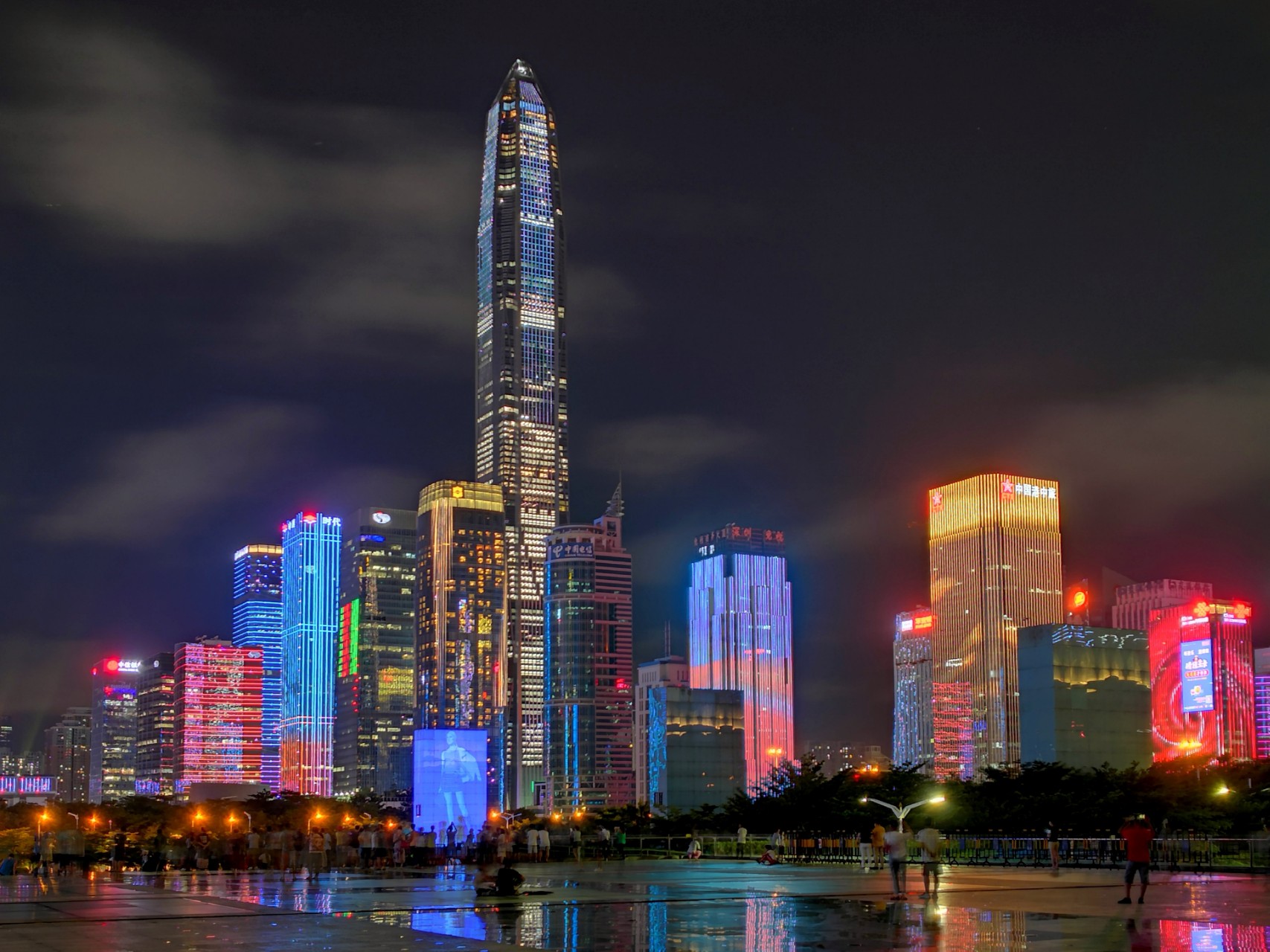 深圳夜间灯光秀